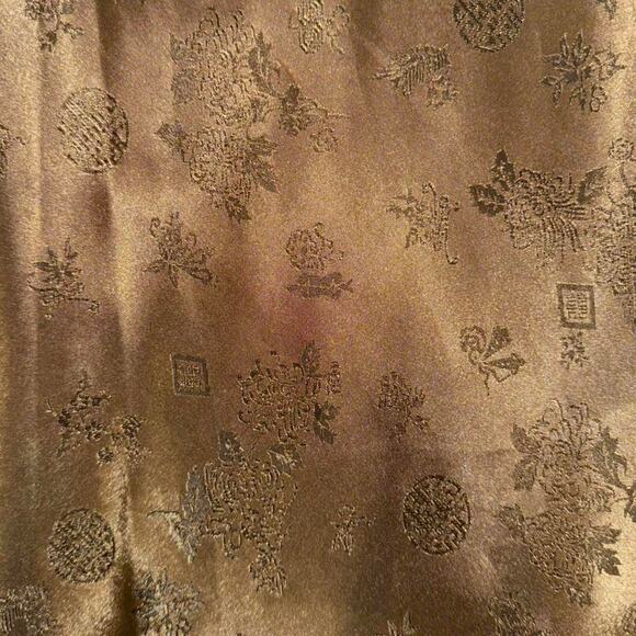 vintage vtg Jaclyn smith studio gold slip maxi dress y2k - Picture 5 of 5